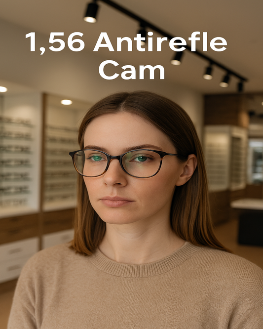 1.56 Antirefle kaplamalı camlar