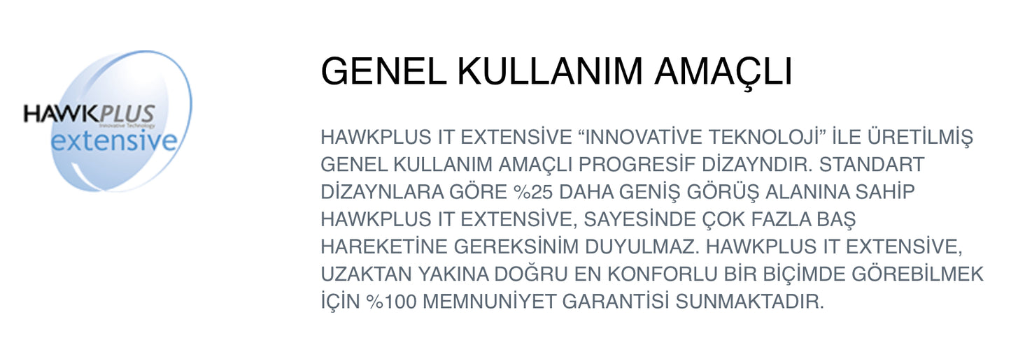 Hawkplus Progresif Camları