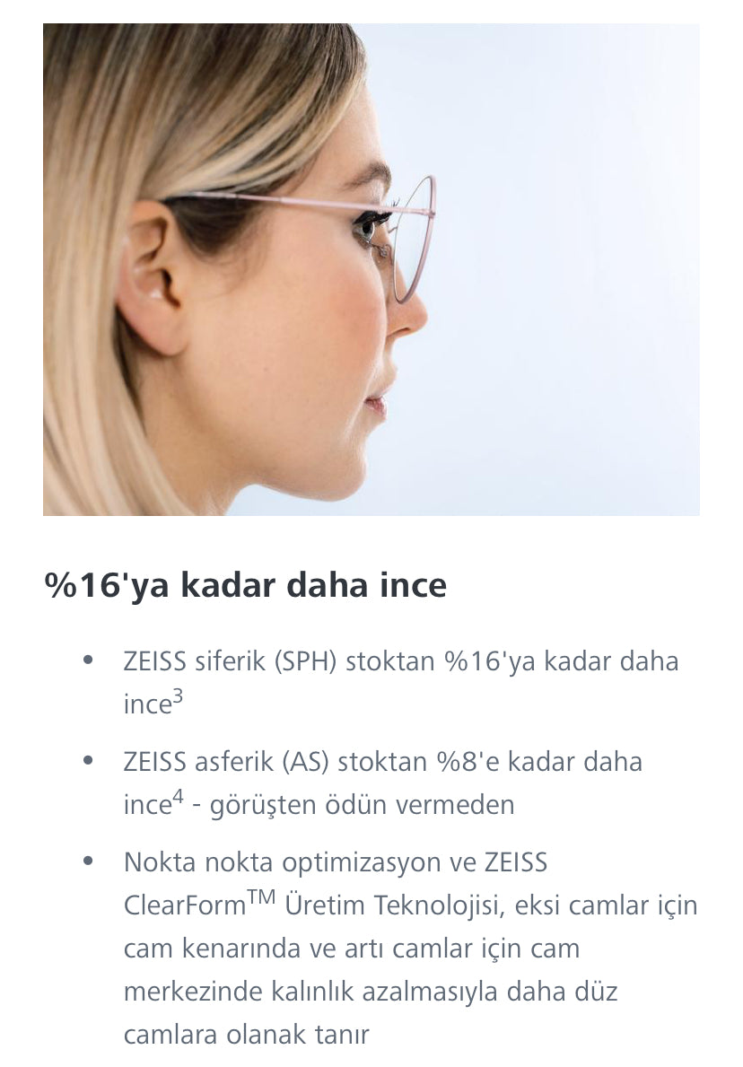 Zeiss 1.56 ClearView™ BlueGuard