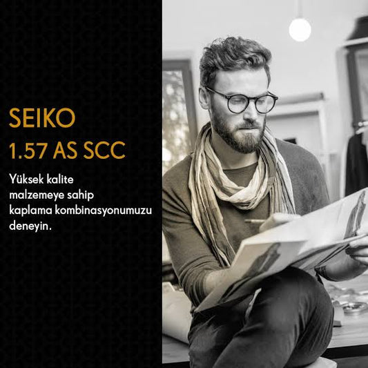 Seiko 1.57 SCC Kırılmaya Dayanıklı Cam