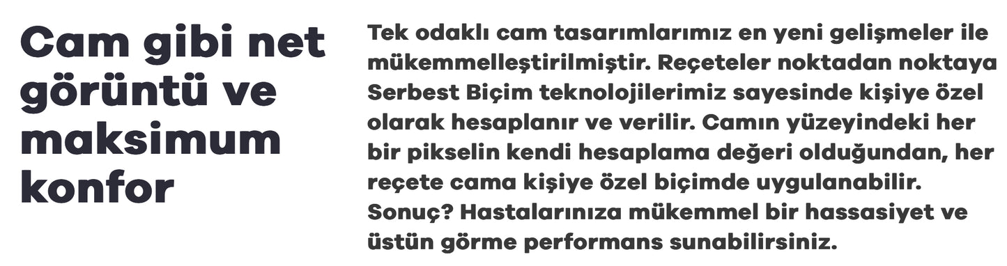 Hoya 1.53 PNX SHV Nulux Kırılmaya dayanıklı Stok Cam