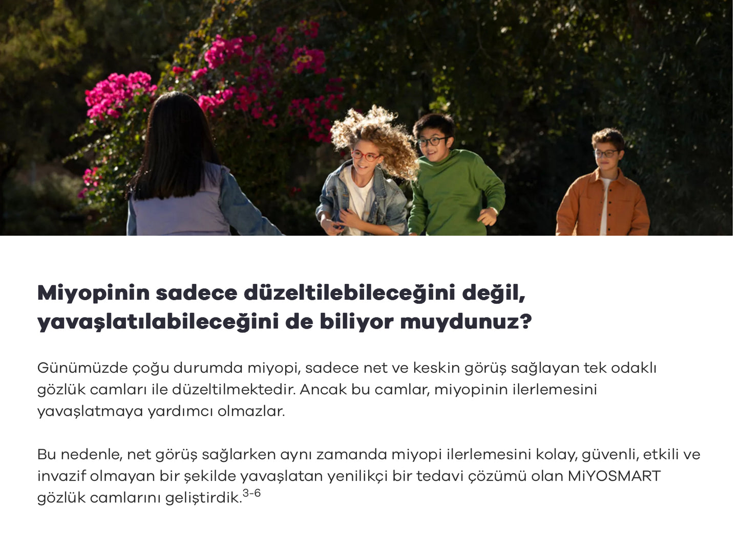 Hoya Miyosmart Çocuklarda Miyopi Kontrol Camı