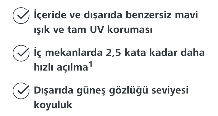 Zeiss 1.50 & 1.60 & 1.67 ClearView™ BlueGuard PhotoFusion X