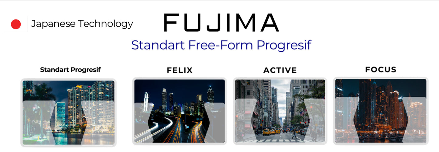 Fujima Standart Free-Form Progresif Camlar