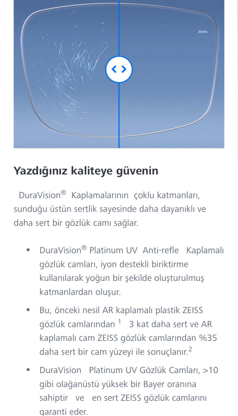 Zeiss 1.50 & 1.60 & 1.67 ClearView™ BlueGuard PhotoFusion X – Kare