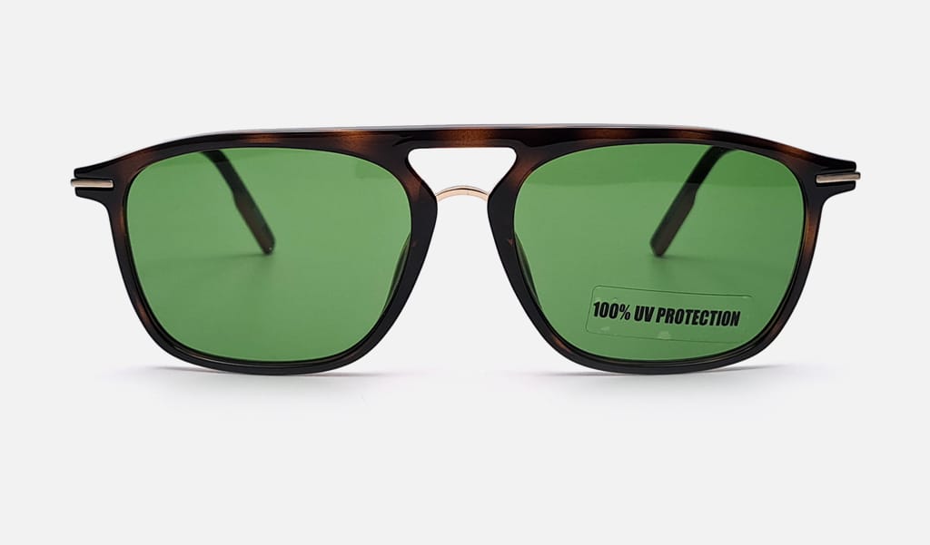 Ermenegildo Zegna EZ0183 Çift Köprülü Erkek Güneş Gözlüğü – Kare Optik