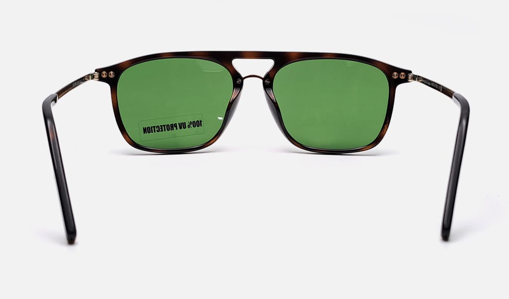 Ermenegildo Zegna EZ0183 Çift Köprülü Erkek Güneş Gözlüğü – Kare Optik
