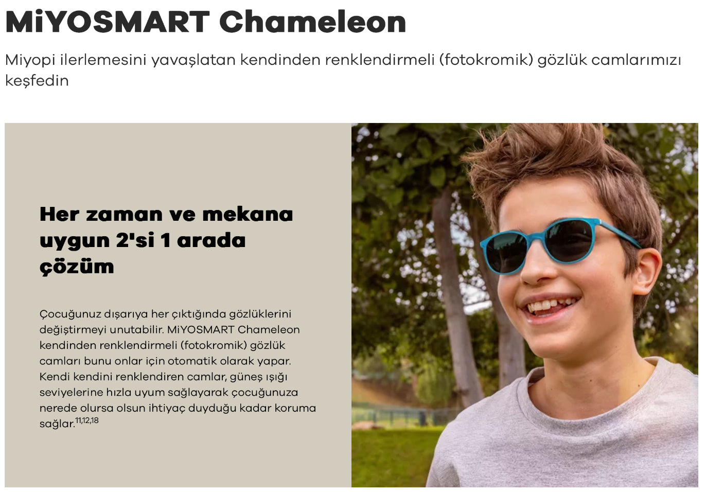 Hoya Miyosmart Çocuklarda Miyopi Kontrol Camı