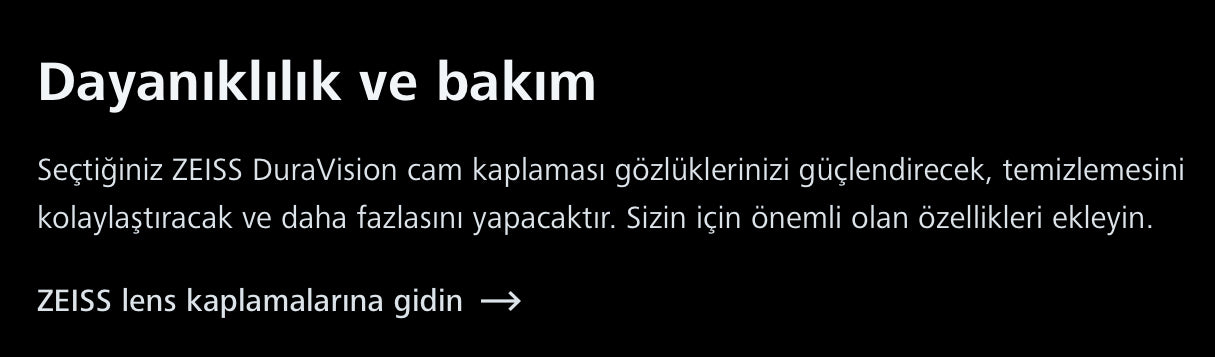 Zeiss OfficeLens Individual Ofis Camı