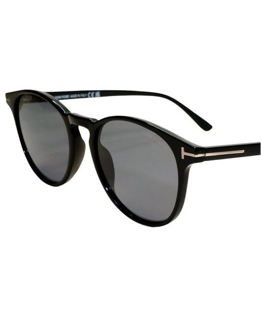 Tom Ford FT 1097 01B Lewis Siyah Yuvarlak Kemik Güneş Gözlüğü