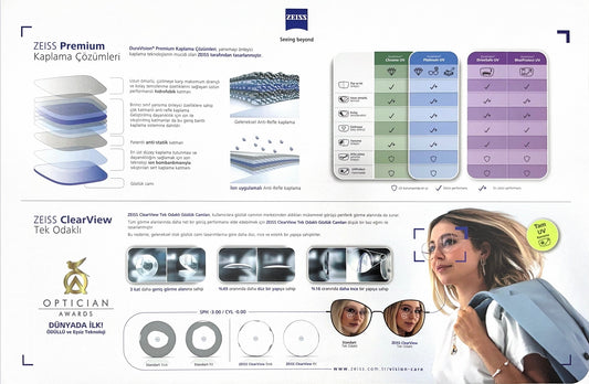 Zeiss ClearView™ Özel Üretim