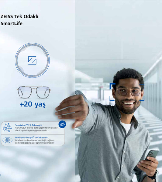 Zeiss SmartLife Individual 3 Akıllı Tek Odaklı Cam