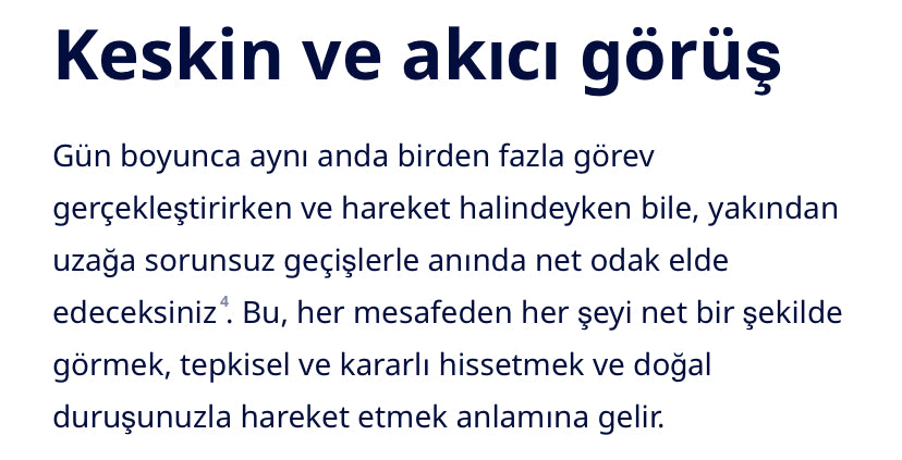 Varilux® XR Serisi™ Progresif Cam