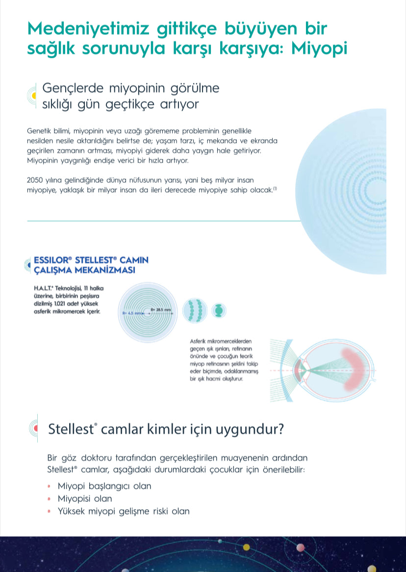 Stellest® Miyopi Kontrol Camı