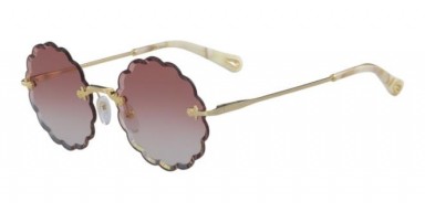 Chloé CE142S 824 Yuvarlak Bizote Camlı Kadın Güneş Gözlüğü