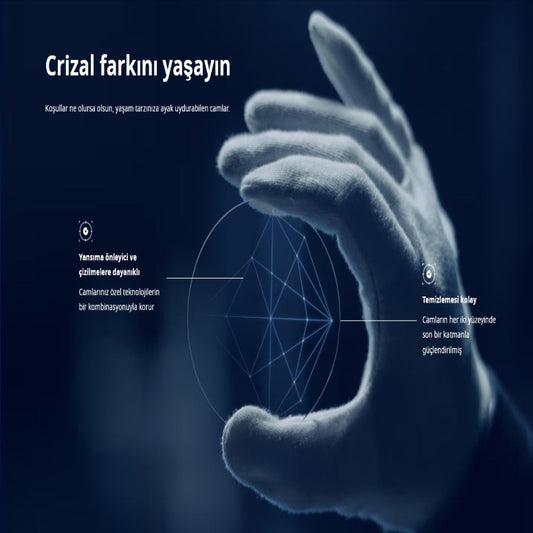 Crizal® Easy Pro Stok Beyaz Camlar