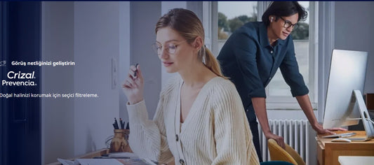 Crizal® Prevencia 1.56 ASP Stok Akıllı Mavi Işık Koruyu Cam