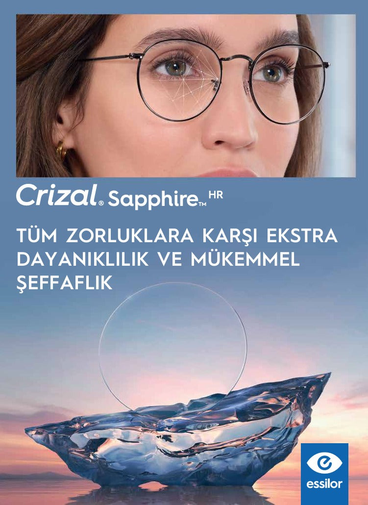 Crizal® Sapphire HR 1.56 Stok Cam – Kare Optik