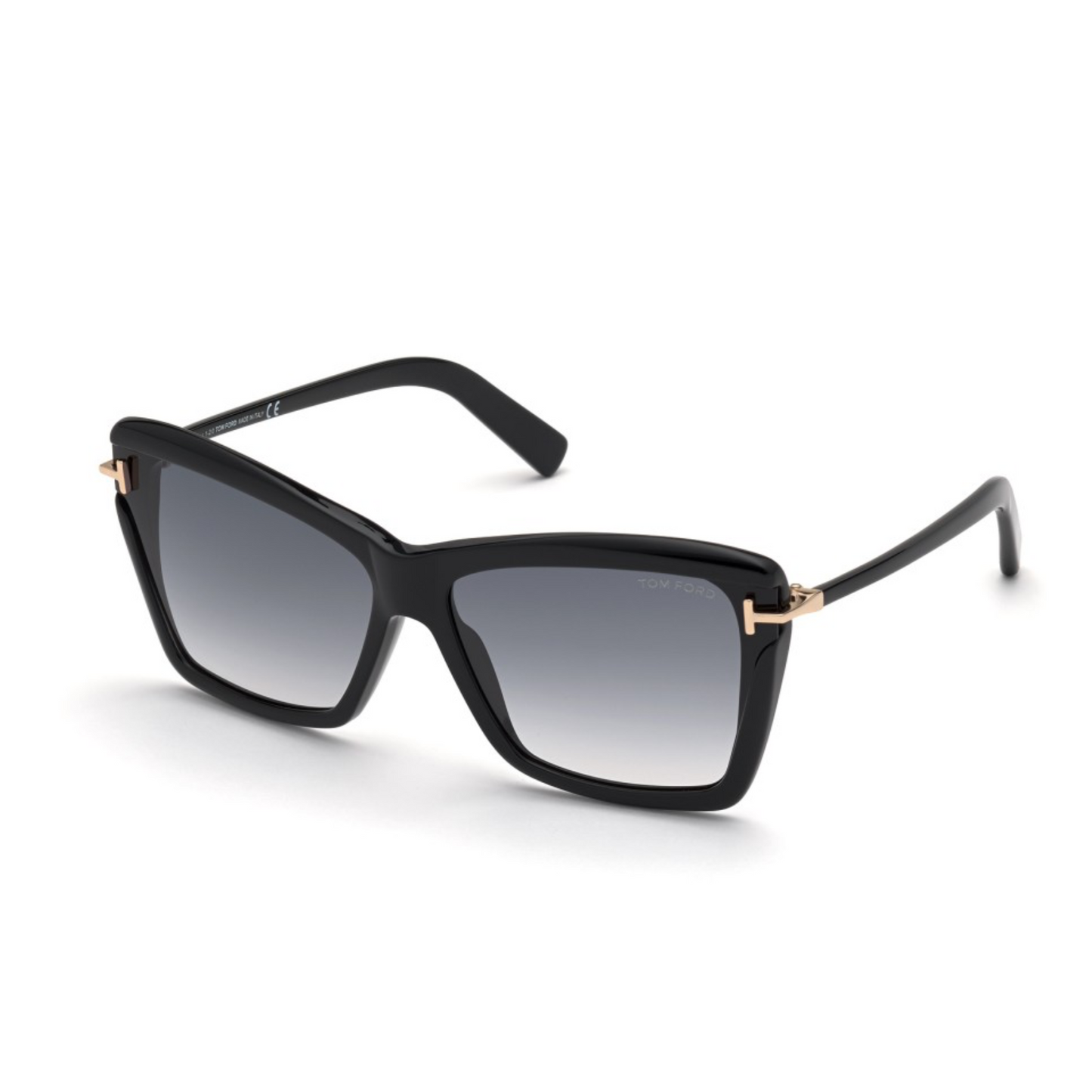 Tom Ford FT0849 Leah 01B Parlak Siyah Kare Güneş Gözlüğü